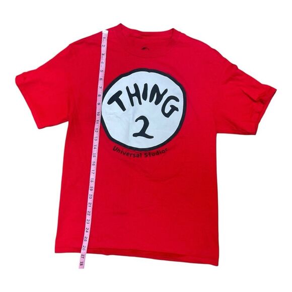 Universal Studio Thing 2 Red Graphic Tee Size M - Picture 7 of 10